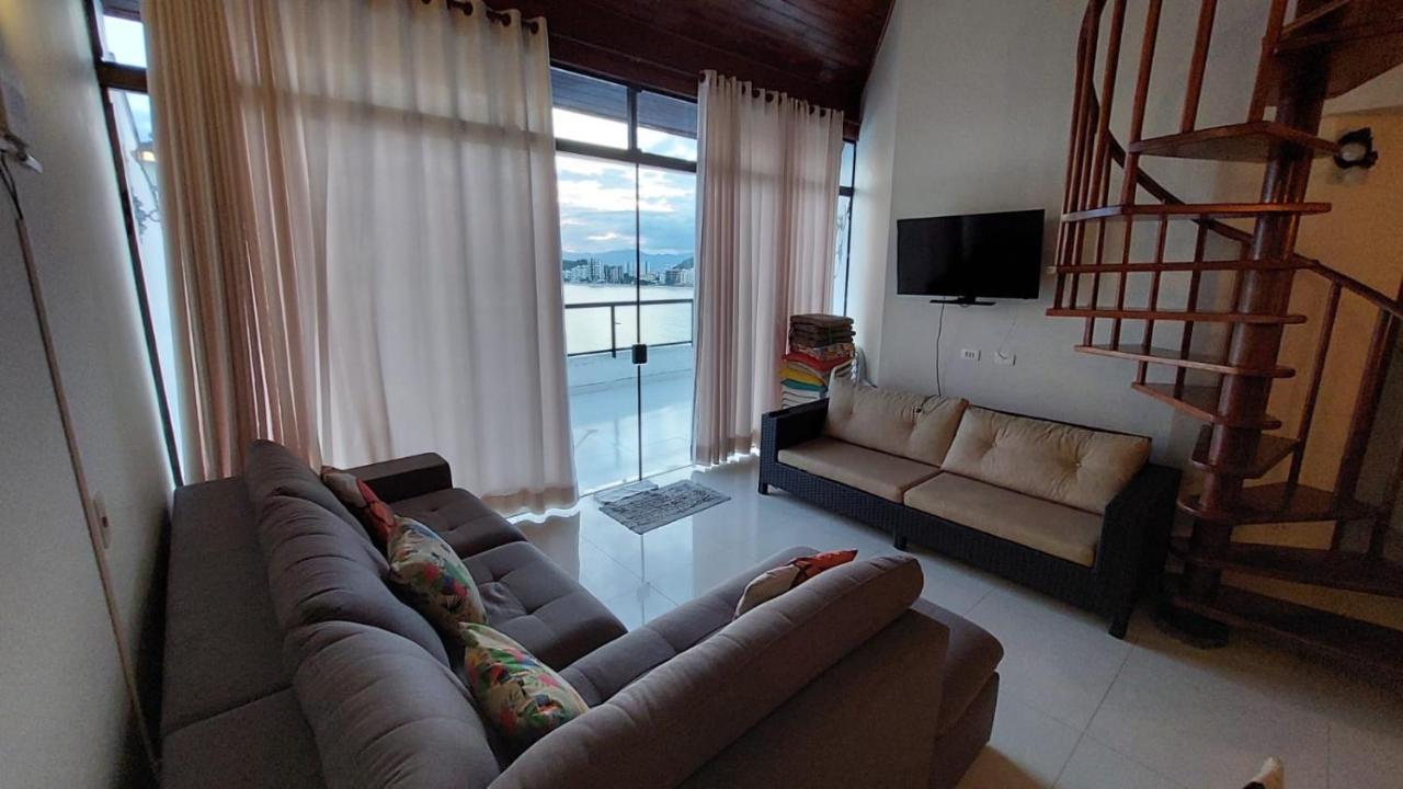 Linda Cobertura Duplex, Pé Na Areia,Vista Linda. Caraguatatuba Exterior foto