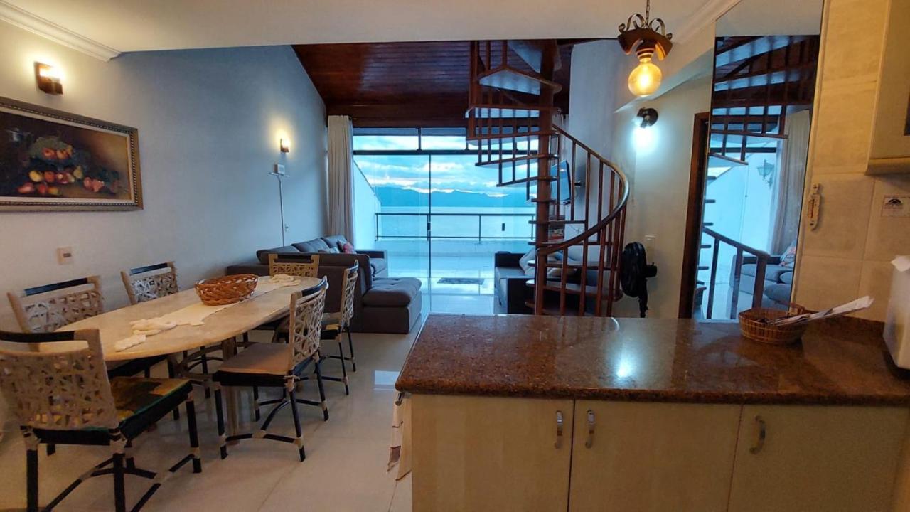 Linda Cobertura Duplex, Pé Na Areia,Vista Linda. Caraguatatuba Exterior foto