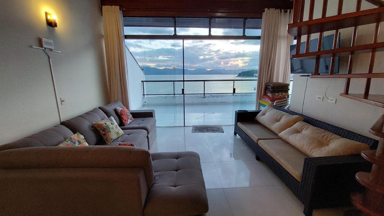 Linda Cobertura Duplex, Pé Na Areia,Vista Linda. Caraguatatuba Exterior foto